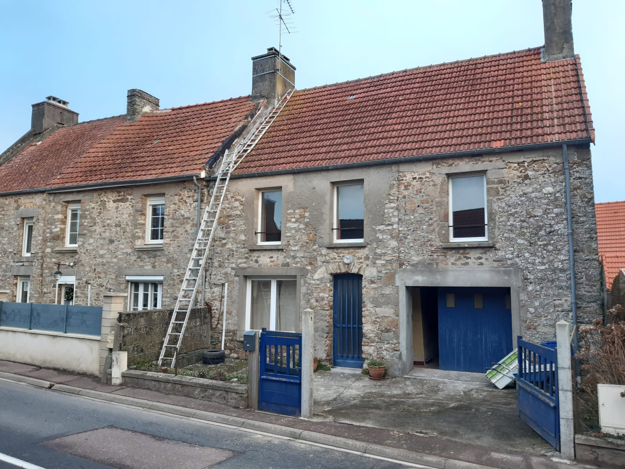 Rénovation maison ancienne en pierre - LAMY Maçonnerie