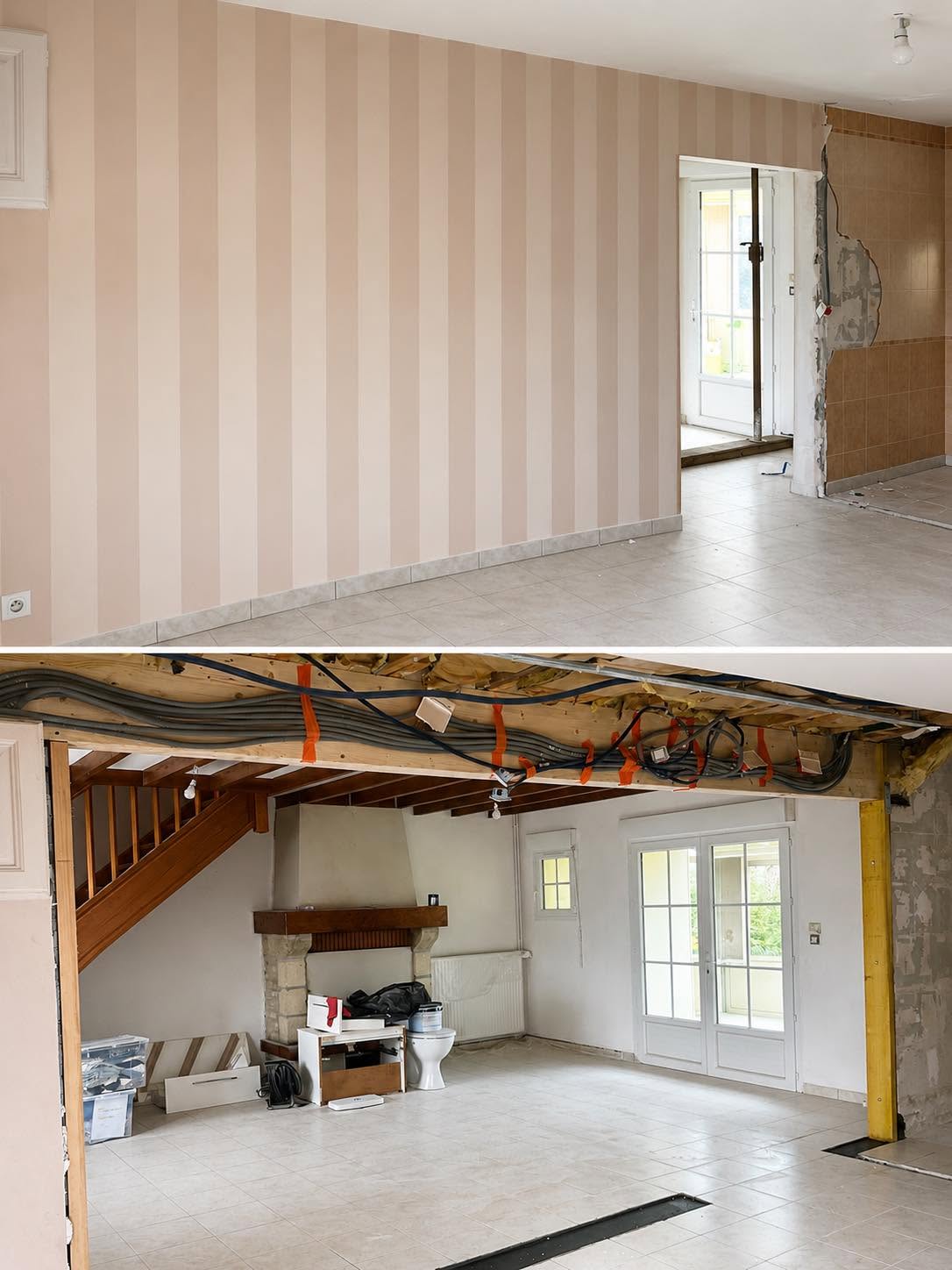 Chantier de maçonnerie - LAMY Maçonnerie Pirou Manche